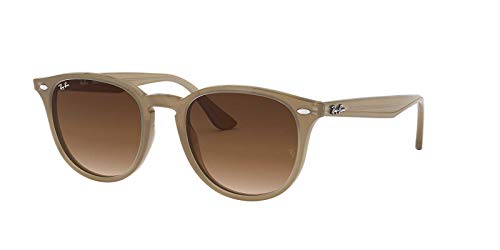 Ray-Ban Unisex-Erwachsene RB4259 Sonnenbrille, Mehrfarbig (Gestell: Opal beige,Gläser: braun verlauf 616613), Medium (Herstellergröße: 51)