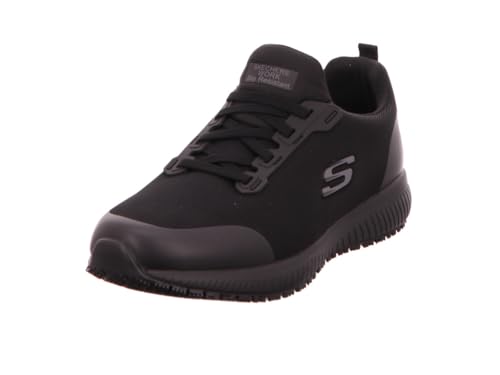 Skechers Herren Squad Sr Myton Sneaker, Black Textile Synthetic, 42 EU