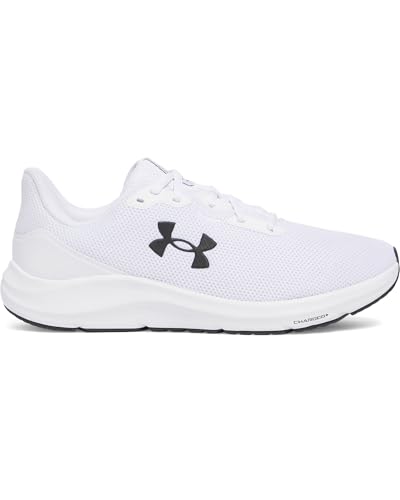 Under Armour Men's Ua Charged Pursuit 4 Running Shoe, Weiß Weiß Schwarz, 45 EU