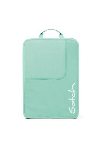Satch Heftebox DIN A4 für Schulrucksäcke inkl. Griff und DREI Fächern, hochwertig und leicht Heftebox Triple Flex Mint - Mint