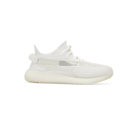 adidas Yeezy Boost 350 V2 Kinder-Sneaker für Jungen, Freizeitschuhe, gebrochenes Weiß, Beige, 2 Big Kid