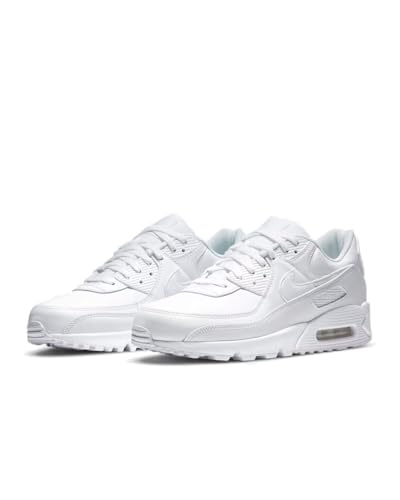 NIKE Air Max 90 Sneaker Trainer Schuhe (White, EU Schuhgrößensystem, Erwachsene, Numerisch, M, 42)