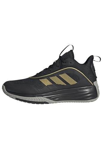 Adidas Herren Own The Game 3 Shoes, Core Black/Gold Metallic/MGH Solid Grey, 47 1/3 EU