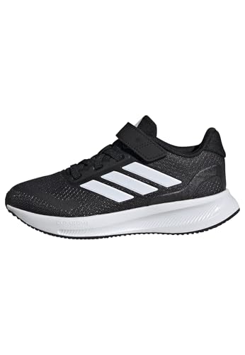 adidas Unisex Kinder RUNFALCON 5 Shoes Kids, Core Black/Cloud White/Cloud White, 35 EU