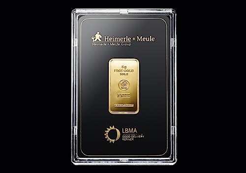 Heimerle + Meule 5 Gramm Goldbarren - 999,9 Feingold - LBMA zertifiziert