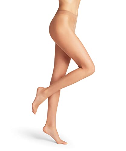 FALKE Damen Shelina 12 Den W Ti Ultra-transparent Einfarbig Strumpfhose, Hautfarben Sun 4299, L EU