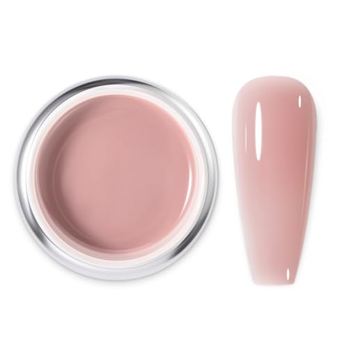 Beautilux Aufbaugel für Gelnägel, 55g Builder Nail Gel TPO-frei Nagelstärkungsgel, Aufbaugel Nagelverlängerungs Gel für Reparatur Verstärkungsverlängerung (BHBN55-10)