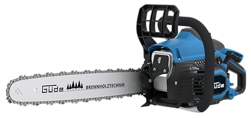 Güde Benzin-Kettensäge KS 400-38 (38 cm³ Hubraum, 36 cm Schnittlänge, 1,4 kW / 1,9 PS Motorleistung, 22 m/s max. Kettengeschwindigkeit, Güde Qualitäts-Schnittgarnitur, federunterstütztes Startsystem)