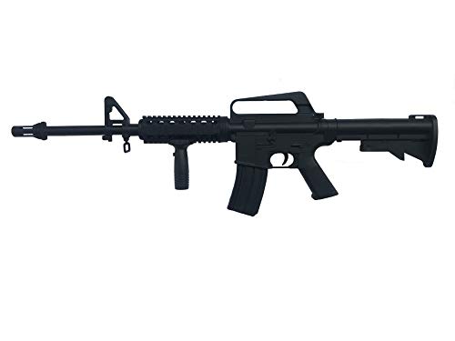 Rayline 221A+ Softair Gewehr (Manuell Federdruck), Material: ABS (Stoßfest), Nachbau im Maßstab 1:1, Länge: 85cm, Gewicht: 760g, Kaliber: 6mm, Farbe: Schwarz - (unter 0,5 Joule - ab 14 Jahre)