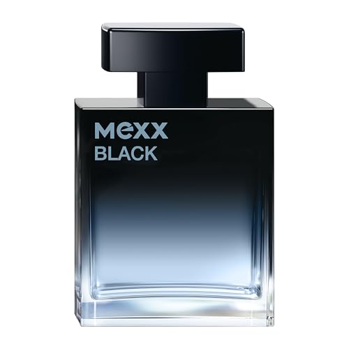 MEXX BLACK Man Eau de Parfume, verführerisch-intensiver Duft mit aquatisch-holzigen Noten für sinnliche Männer, 50ml