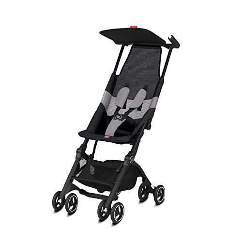 gb Gold Buggy Pockit Air All Terrain, Ultrakompakt, 0-22 kg, Ab Geburt bis ca. 4 Jahre, Velvet Black