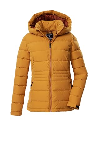 killtec Damen Steppjacke/Jacke in Daunenoptik mit Kapuze KOW 10 WMN QLTD JCKT, inka gold, 40, 43302-000
