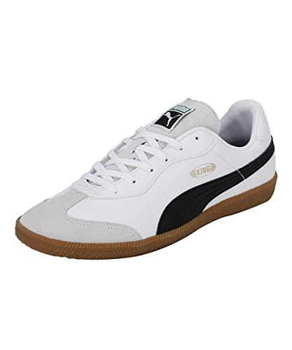 PUMA Unisex King 21 It Fußballschuhe, Puma White Puma Black Gum, 46 EU