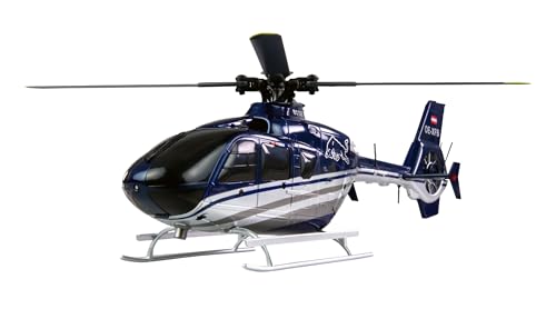 Amewi The Flying Bulls EC135 Helikopter Brushless 6-Kanal 6G RTF RC ferngesteuert, Blau