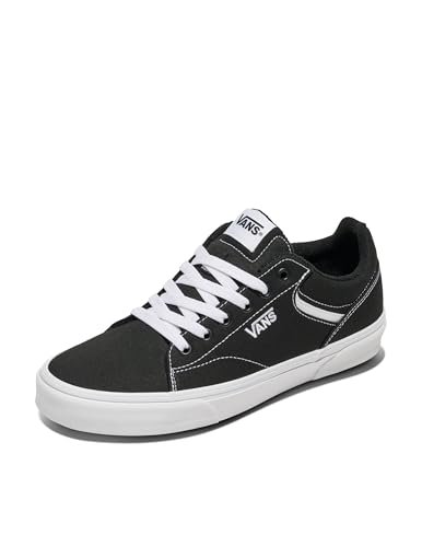 Vans Seldan Herren Sneaker, Canvas Black White, 41 EU