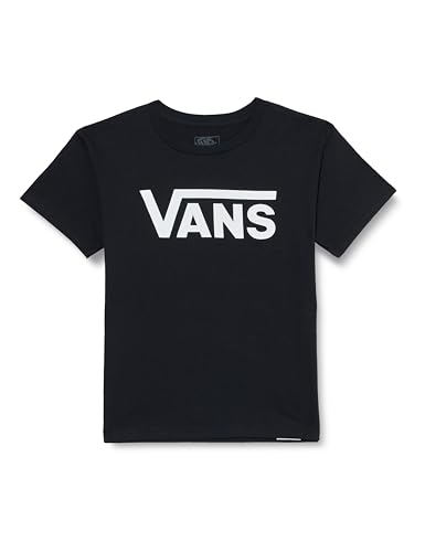 Vans Jungen Classic Drop V Ss Crew Tee-b T-Shirt, schwarz/weiß, 10-12 Jahre