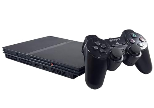 PlayStation 2 - PS2 Konsole Slim, black (inkl. Dual Shock Controller)