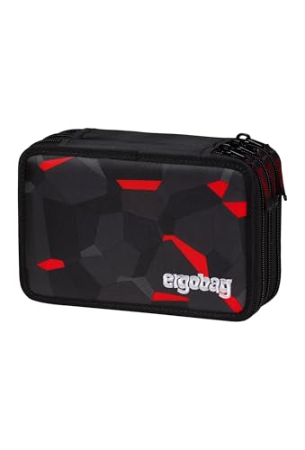 ergobag Maxi Mäppchen Set 40-Teilig, Lyra Bunt- und Filzstifte, Kleingeld Fach, Lineal, Schere