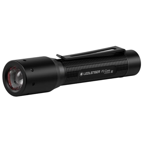 Ledlenser P3 Core Taschenlampe, maßgeschneidertes Licht durch Advanced Focus System mit 90 Lumen, 6 Stunden Laufzeit, ultrakompakt und leicht, Outdoor & Camping | 2020