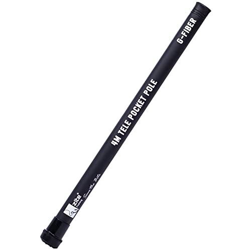 Zite Fishing Stipprute 4m - Stippangel Stippe Teleskop-Rute Glasfaser-Material - Pocket Rod Format Stipp-Angel Kinder-Angel - Teleskoprute/Teleskopangel, Angelrute Teleskop Angel, Fishing Rod