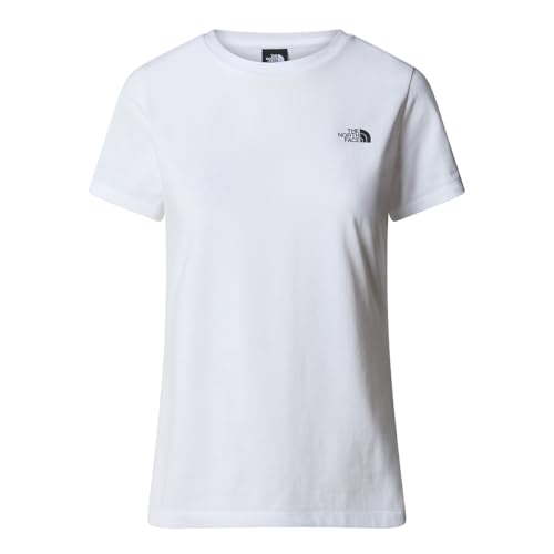 THE NORTH FACE NF0A87NHFN4 W S/S Simple Dome Slim Tee T-Shirt Damen TNF White Größe XS