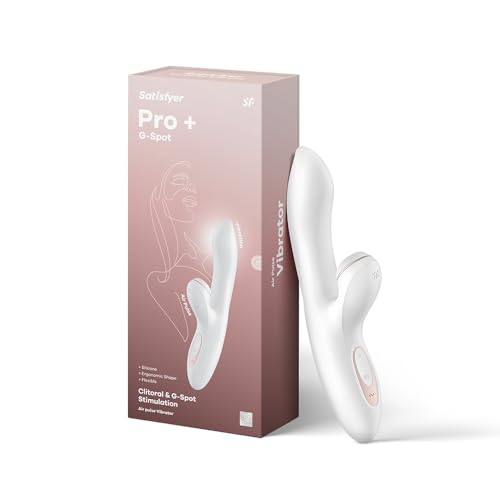 Satisfyer Pro G-Spot Rabbit Dildo Vibrator | Klitoris-Sauger mit 11 Intensitätsstufen | G-Punkt-Massage mit 10 Vibrations-Programmen | Wasserdichtes (IPX7) Sex-Spielzeug für Frauen