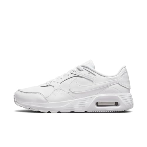 NIKE Herren Air Max Sc Leather Sneaker, Weiß, 43 EU