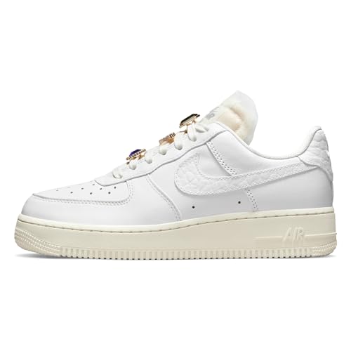 NIKE DN5463-100 Air Force 1 Low Premium Herren Summit White/Summit White-SEA Glass EU 45.5