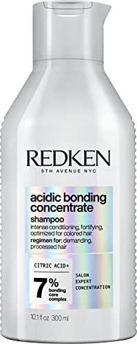 Redken Pflegendes Haarshampoo mit intensivem Schutz vor Farbverlust, Konzentrierte All-In-One Formel, Acidic Bonding Concentrate Shampoo, 1x 300ml