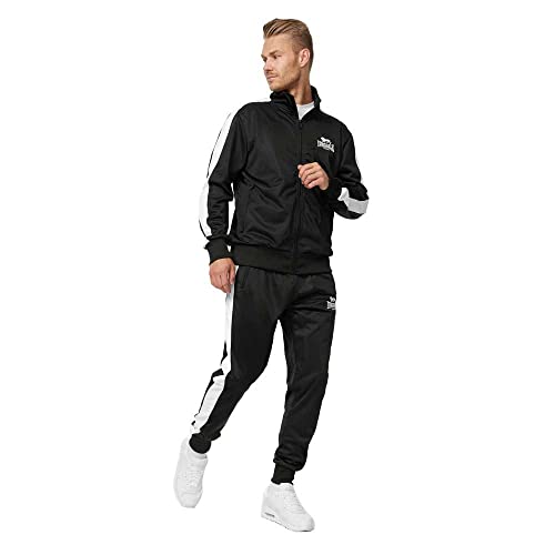 Lonsdale Herren Pember Jogginganzug, Schwarz, XXL