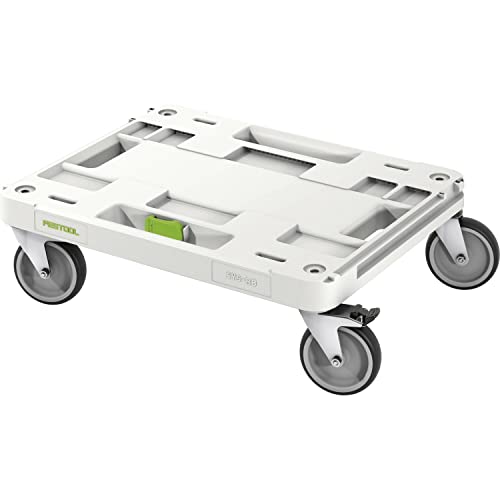 Festool Rollbrett SYS-RB - mit Durchführung für Spanngurte, 100kg Belastbar, 4 Lenkrollen davon 2 feststellbar