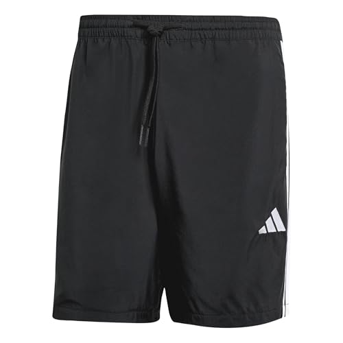 adidas Herren Essential Three Stripes Chelsea Short, Black/White, M