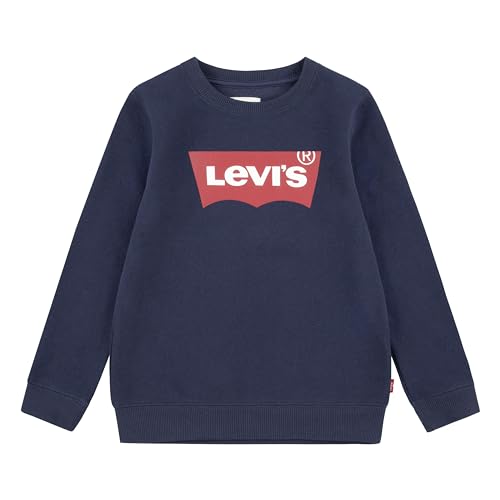 Levi's Kids Jungen Lvb Batwing Crewneck Sweatshirts, Blau, 4 Jahre EU