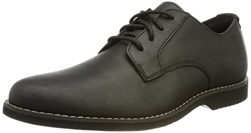 Timberland Herren Woodhull Leather Oxford Basic Black Full Grain 46
