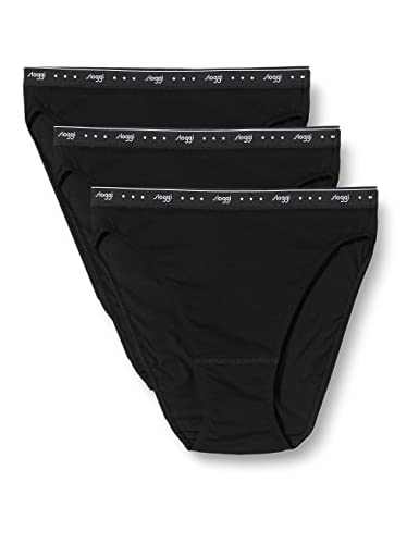 Sloggi Damen 24/7 100 H Tai 3P, Black, 44