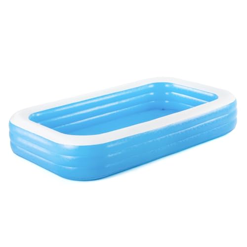 Bestway Family Pool Deluxe, aufblasbares Kinder-Planschbecken 305 x 183 x 56 cm, 54009-17, Bunt