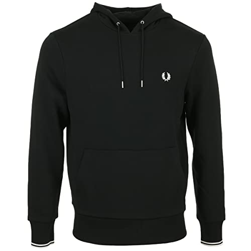 Fred Perry Tipped Hooded Sweatshirt, Sweatshirt - M