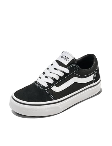 Vans Unisex Kinder Ward Sneaker Ward Trainers, (SUEDE/CANVAS) BLACK/WHITE, 39 EU