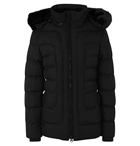 Wellensteyn Damen Steppjacke Jacke Belvedere BVDM - 44, Einfarbig, Gr. Large, Schwarz (Schwarz Sw)