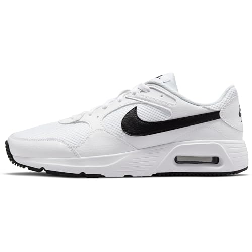 Nike Air Max SC, Herrenschuhe Mann, Weiß/Schwarz-Weiß, 42 EU
