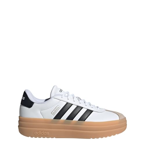 adidas Damen VL Court Bold Shoes, FTWR White/core Black/Wonder beige, 38 EU