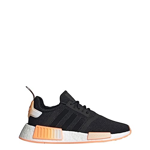 Adidas Damen NMD R1 Schuhe, Core Black/Beam Orange/Cloud White, 41 EU