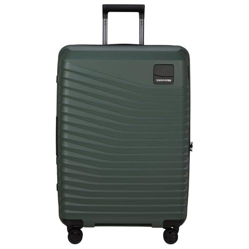 Samsonite Intuo - Spinner M, Erweiterbarer Koffer, 69 cm, 79/87 L, Grün (Olive Green)