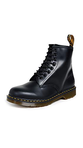 Dr. Martens Damen 1460 Bootsschuhe, Schwarz Black Smooth, 42 EU