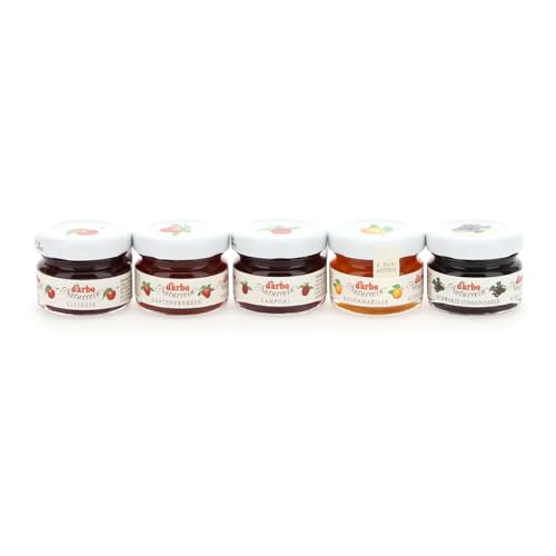 Darbo Konfitüren, Marmeladen, sortiert 4 Früchte, 60 Gläser x 28 gramm