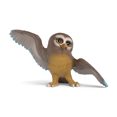 schleich DIE Schule DER MAGISCHEN Tiere | Muriel 14951| Tierfigur Eule aus dem Film | detailgetreue Sammelfiguren | tolles Geschenk für Kinder & Sammler | Spielfigur ab 3 Jahren | 5 x 10 x 6 cm
