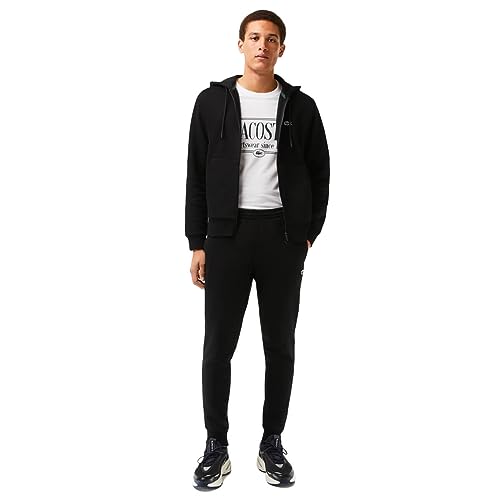 Lacoste Herren Wh2528 Trainingsanzug, Schwarz, M