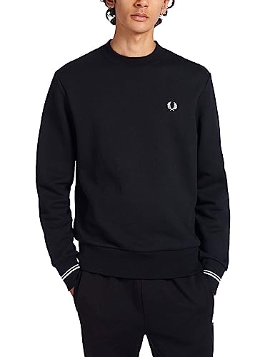 Fred Perry Crew Neck Sweatshirt, Sweatshirt - S