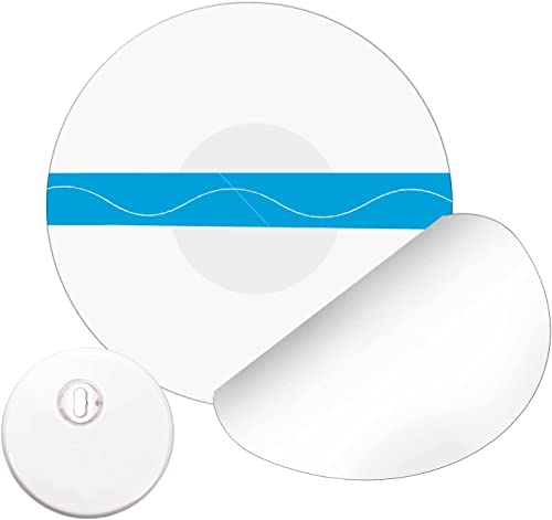20 Stück Freestyle Libre 3 Pflaster, Libre Patch Sport-Pflaster für Freestyle Libre 3 Sensor, transparent ohne Kleber in der Mitte, selbstklebend Wasserfest & Hautfreundlich - 14 Tage Klebekraft
