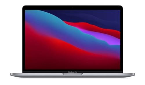 2020 Apple MacBook Pro mit Apple M1 Chip (13-zoll, 16GB RAM, 512GB SSD) (QWERTY Englisch) Space Grau (Generalüberholt)